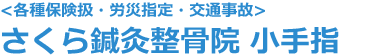 さくら鍼灸整骨院 小手指